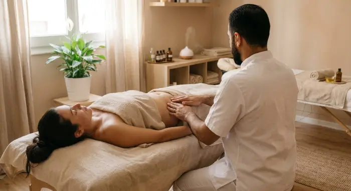 Promocion masaje abdominal Chi Nei Tsang - Primer gran centro de terapias alternativas y Medicina Holística en Barcelona. Atendemos directamente a pacientes y ofrecemos cursos de Medicina Integrativa. Visite nuestro Centro/Escuela o llame al 934 635 572 para mas información.