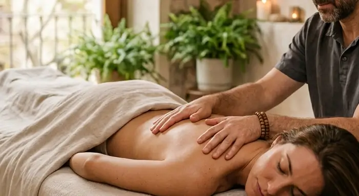 Sesión en promoción masaje emocional con Fede-Primer gran centro de terapias alternativas y Medicina Holística en Barcelona. Atendemos Atendemos directamente a pacientes y ofrecemos cursos de Medicina Integrativa. Visite nuestro Centro/Escuela o llame al 934 635 572 para mas información.